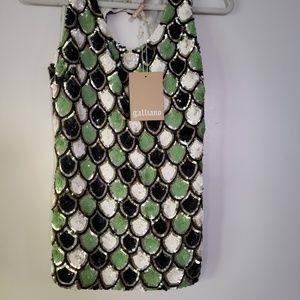 John Galliano Sequin Top